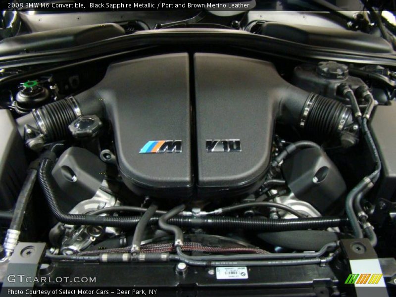  2008 M6 Convertible Engine - 5.0 Liter DOHC 40-Valve VVT V10