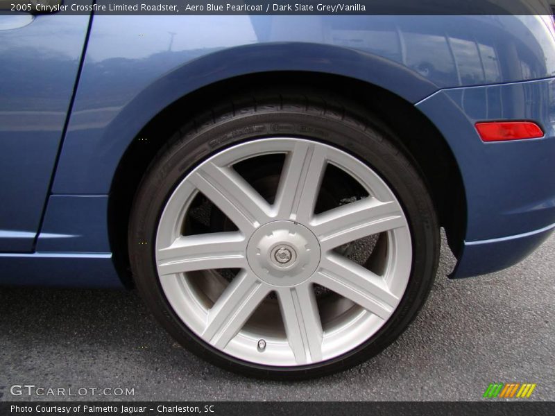 Aero Blue Pearlcoat / Dark Slate Grey/Vanilla 2005 Chrysler Crossfire Limited Roadster