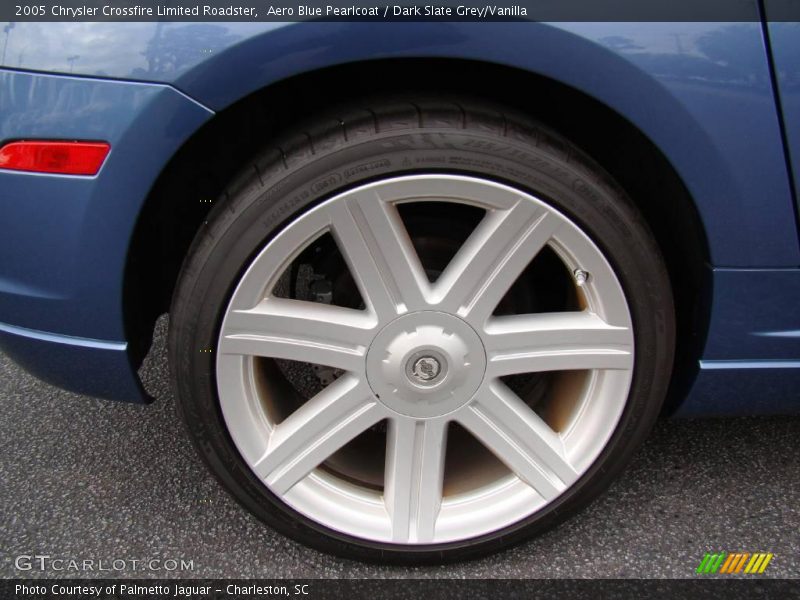 Aero Blue Pearlcoat / Dark Slate Grey/Vanilla 2005 Chrysler Crossfire Limited Roadster