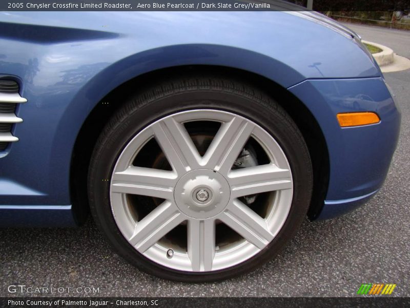 Aero Blue Pearlcoat / Dark Slate Grey/Vanilla 2005 Chrysler Crossfire Limited Roadster