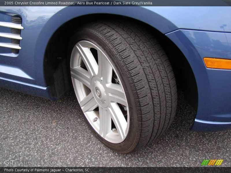 Aero Blue Pearlcoat / Dark Slate Grey/Vanilla 2005 Chrysler Crossfire Limited Roadster