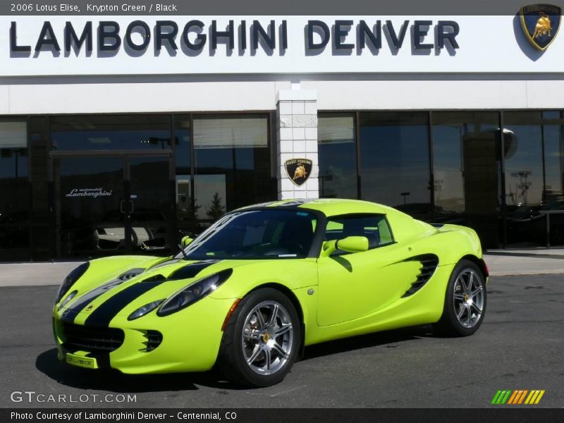 Krypton Green / Black 2006 Lotus Elise