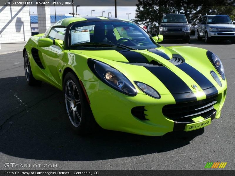 Krypton Green / Black 2006 Lotus Elise