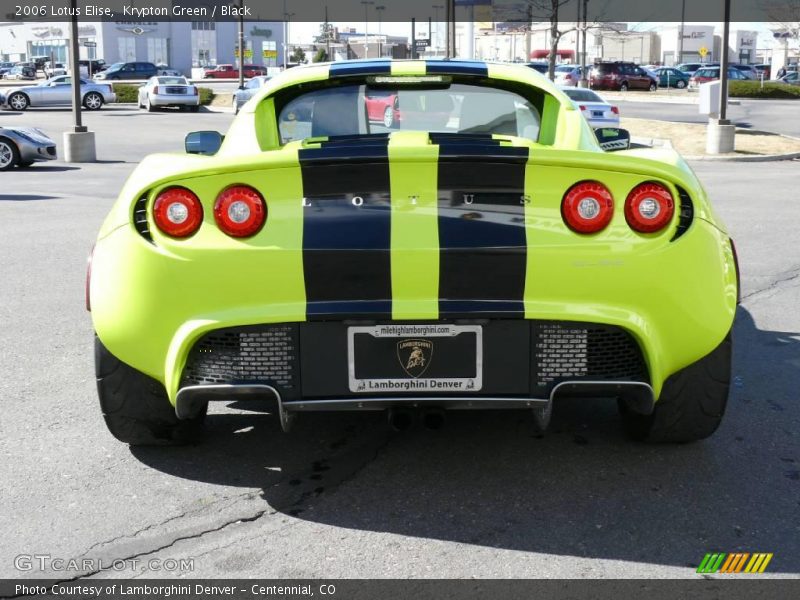 Krypton Green / Black 2006 Lotus Elise