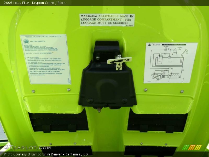 Krypton Green / Black 2006 Lotus Elise