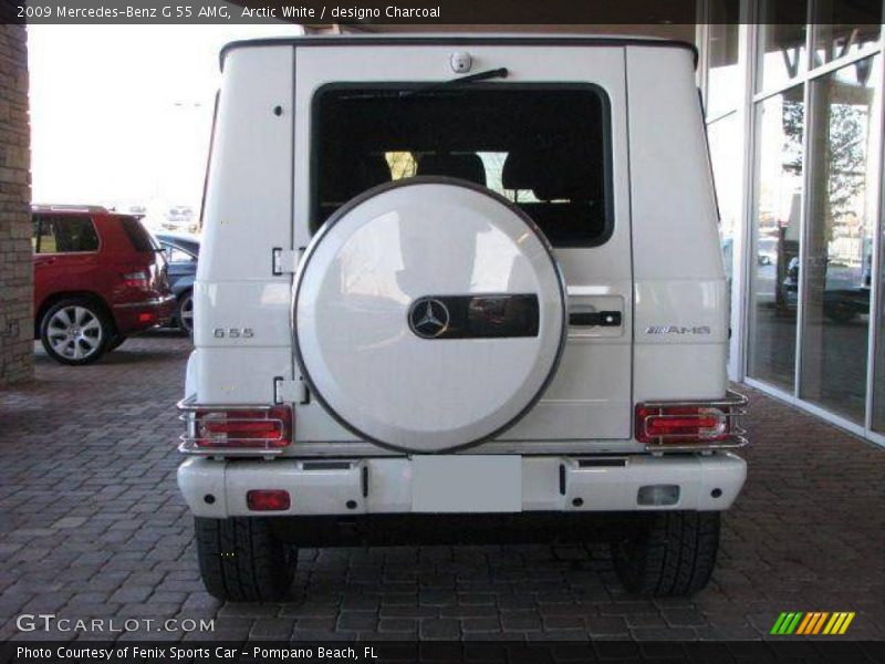 Arctic White / designo Charcoal 2009 Mercedes-Benz G 55 AMG