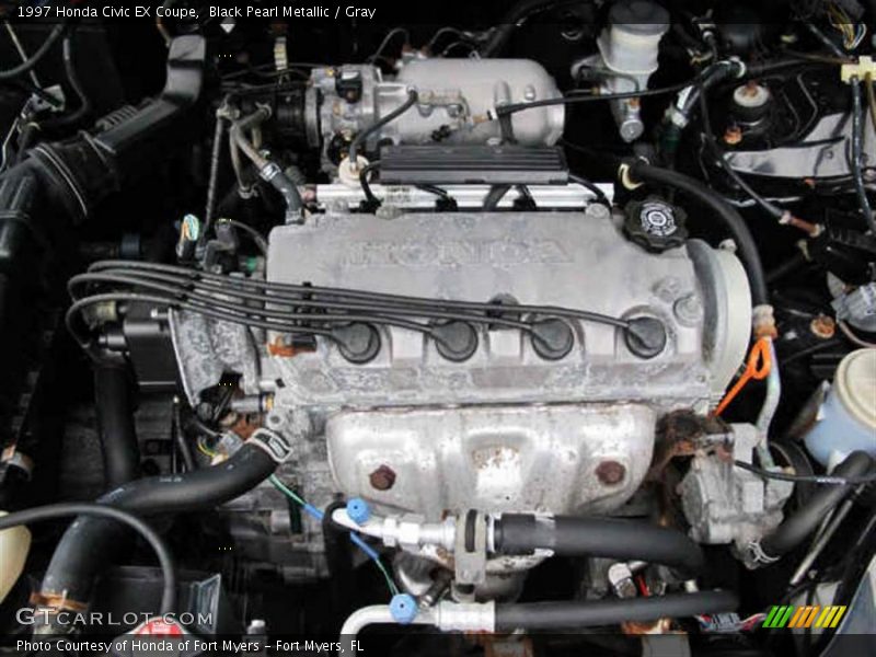  1997 Civic EX Coupe Engine - 1.6 Liter SOHC 16-Valve VTEC 4 Cylinder