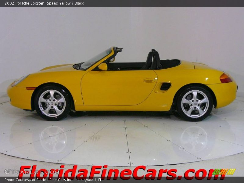 Speed Yellow / Black 2002 Porsche Boxster