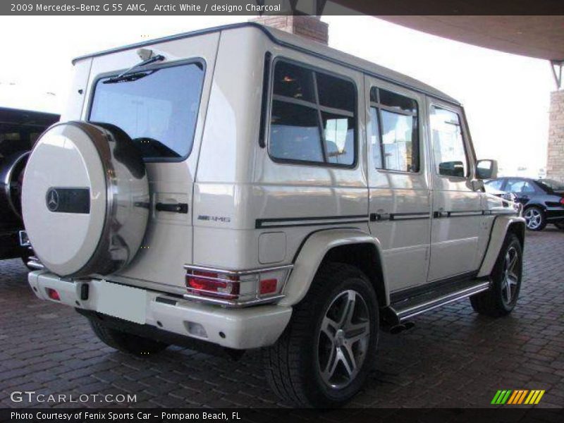 Arctic White / designo Charcoal 2009 Mercedes-Benz G 55 AMG