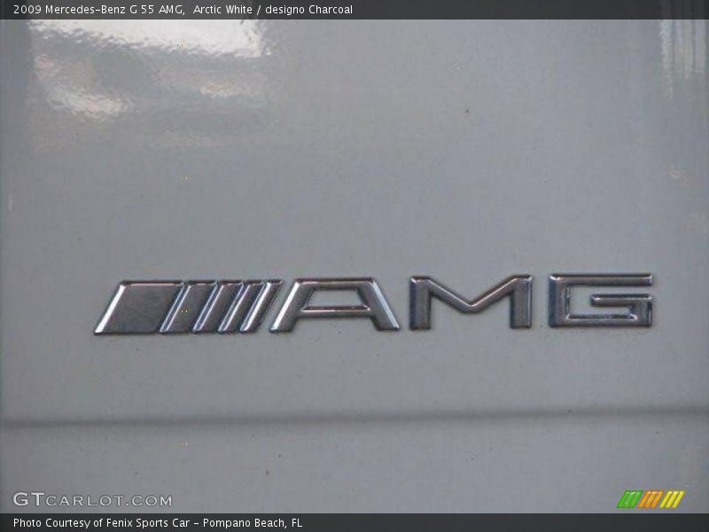 Arctic White / designo Charcoal 2009 Mercedes-Benz G 55 AMG