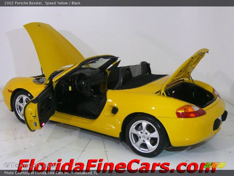 Speed Yellow / Black 2002 Porsche Boxster