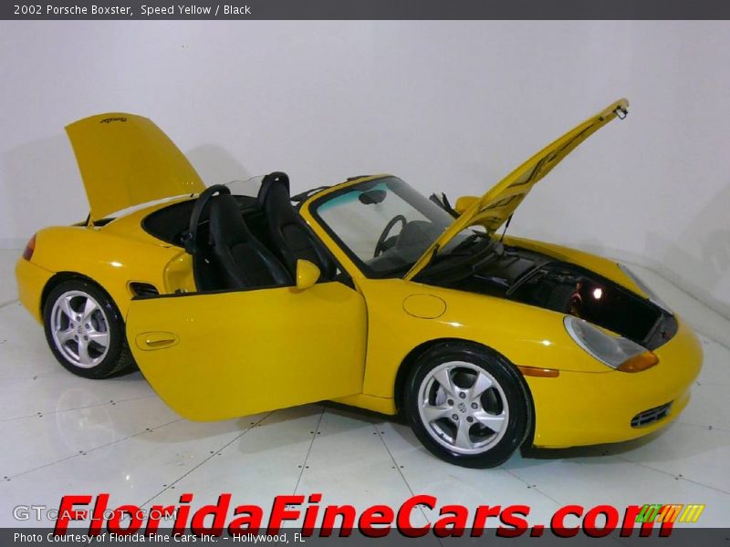 Speed Yellow / Black 2002 Porsche Boxster