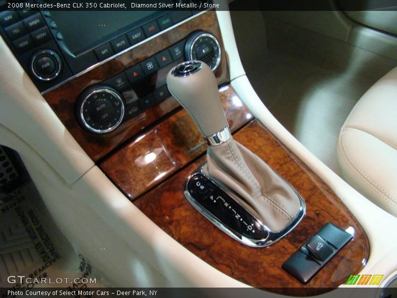 Diamond Silver Metallic / Stone 2008 Mercedes-Benz CLK 350 Cabriolet