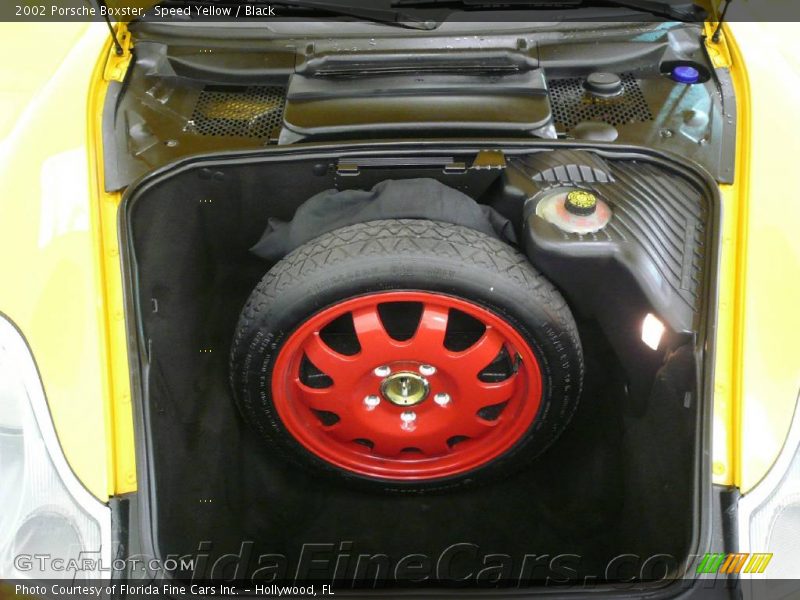 Speed Yellow / Black 2002 Porsche Boxster