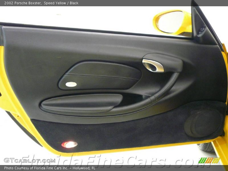 Speed Yellow / Black 2002 Porsche Boxster