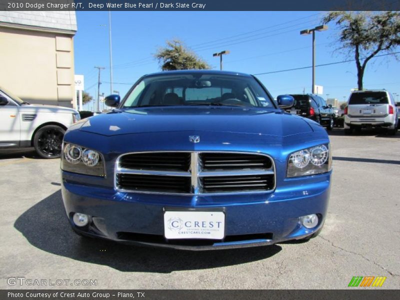 Deep Water Blue Pearl / Dark Slate Gray 2010 Dodge Charger R/T