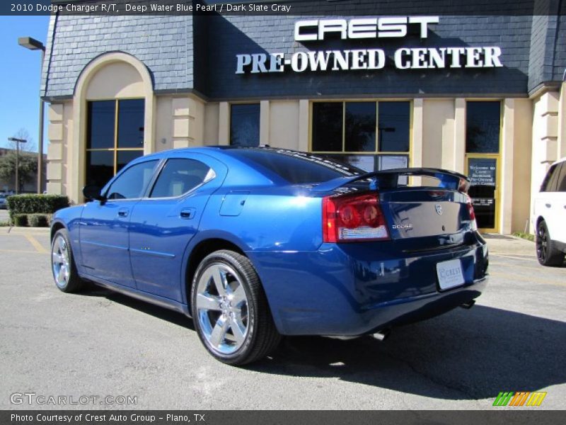 Deep Water Blue Pearl / Dark Slate Gray 2010 Dodge Charger R/T
