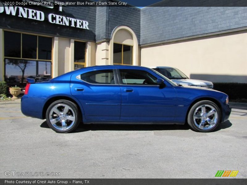 Deep Water Blue Pearl / Dark Slate Gray 2010 Dodge Charger R/T