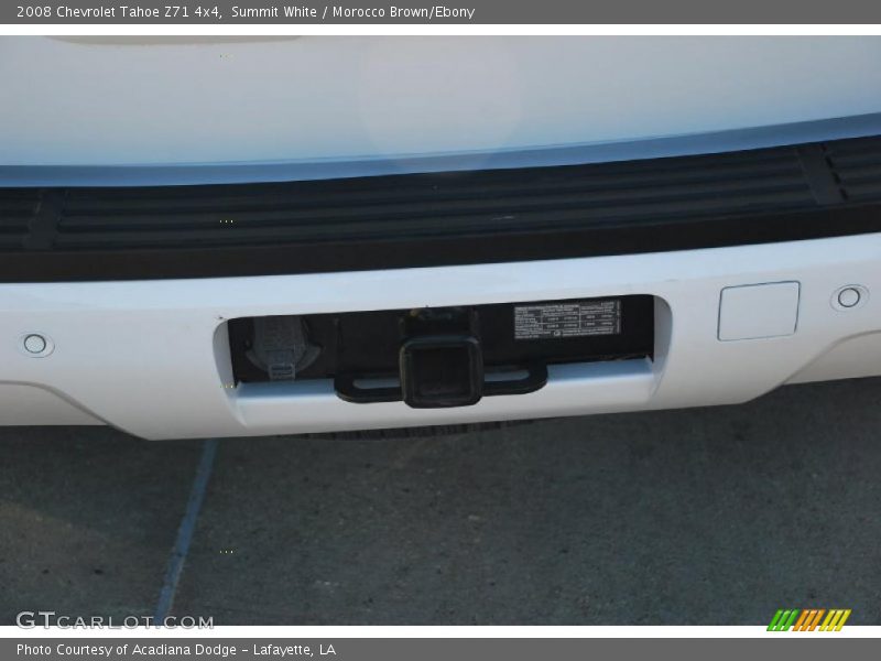 Summit White / Morocco Brown/Ebony 2008 Chevrolet Tahoe Z71 4x4