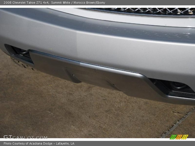 Summit White / Morocco Brown/Ebony 2008 Chevrolet Tahoe Z71 4x4