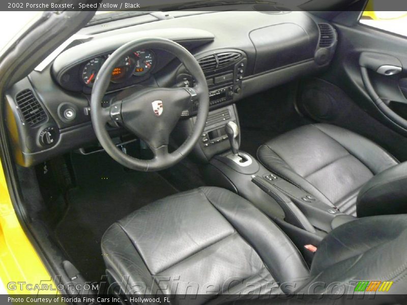 Speed Yellow / Black 2002 Porsche Boxster