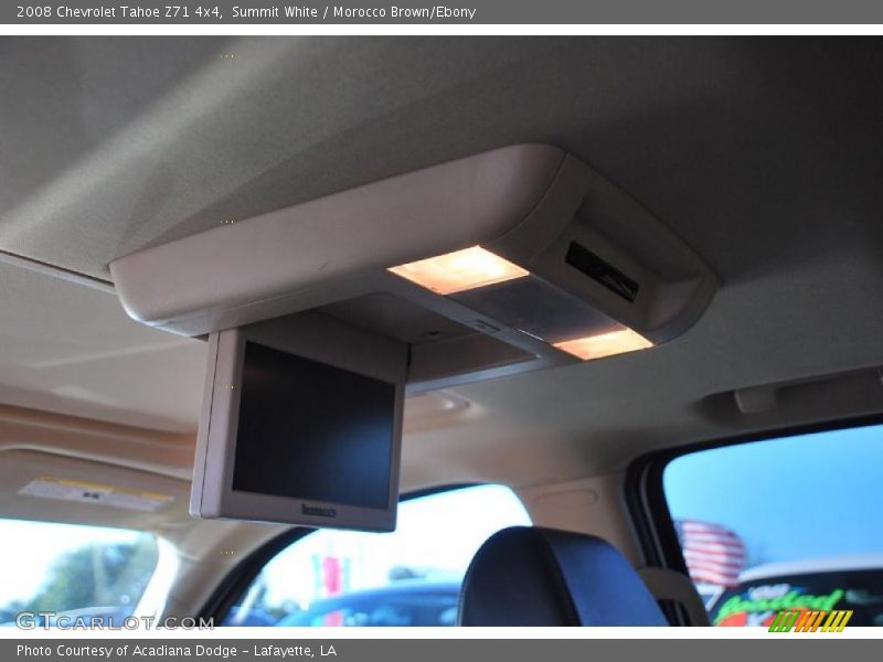 Summit White / Morocco Brown/Ebony 2008 Chevrolet Tahoe Z71 4x4