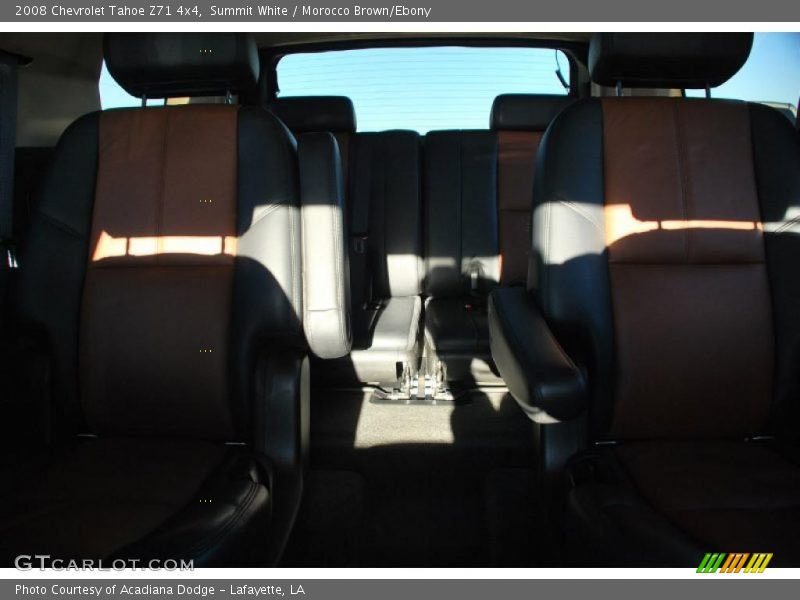 Summit White / Morocco Brown/Ebony 2008 Chevrolet Tahoe Z71 4x4