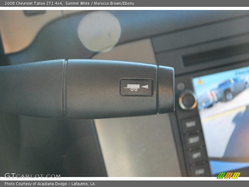 Summit White / Morocco Brown/Ebony 2008 Chevrolet Tahoe Z71 4x4
