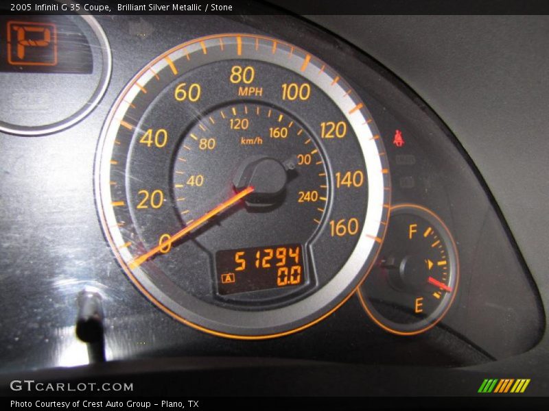 Brilliant Silver Metallic / Stone 2005 Infiniti G 35 Coupe