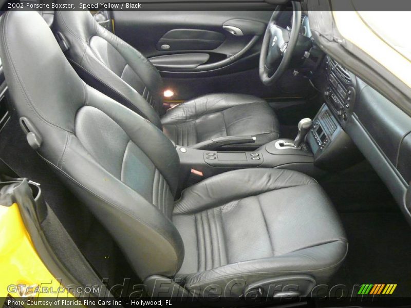 Speed Yellow / Black 2002 Porsche Boxster