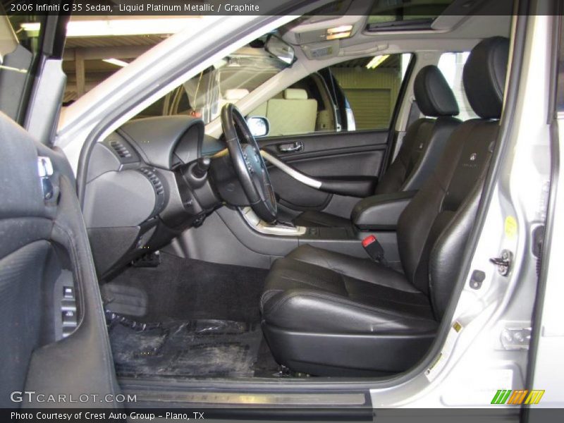 Liquid Platinum Metallic / Graphite 2006 Infiniti G 35 Sedan