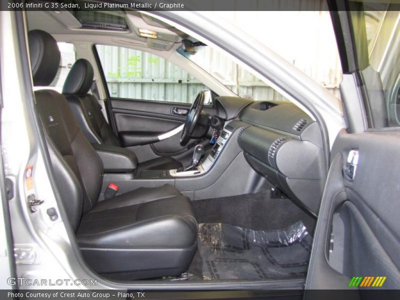 Liquid Platinum Metallic / Graphite 2006 Infiniti G 35 Sedan