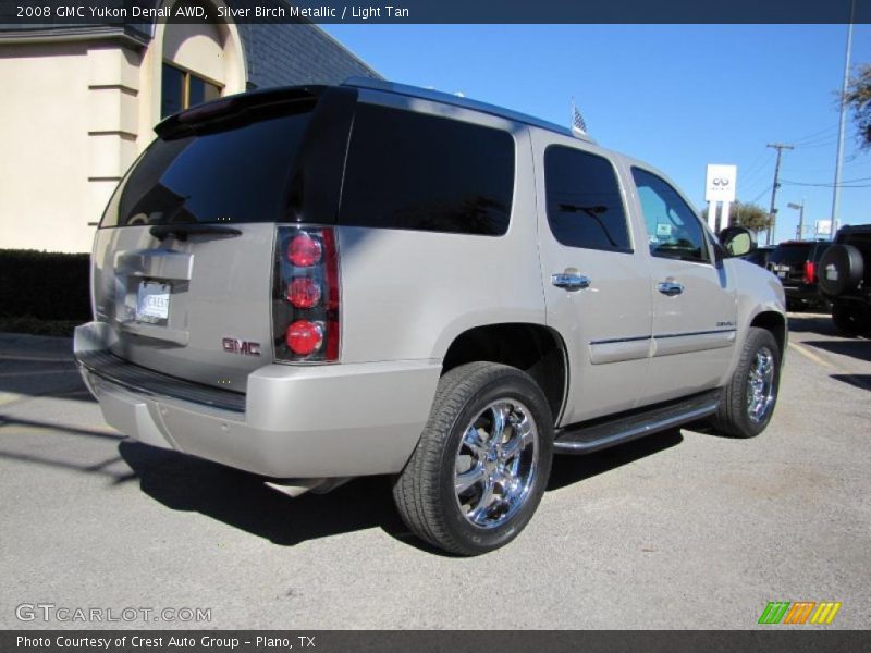 Silver Birch Metallic / Light Tan 2008 GMC Yukon Denali AWD