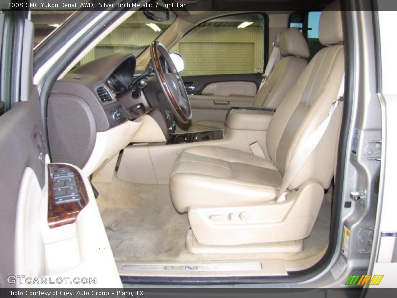 Silver Birch Metallic / Light Tan 2008 GMC Yukon Denali AWD