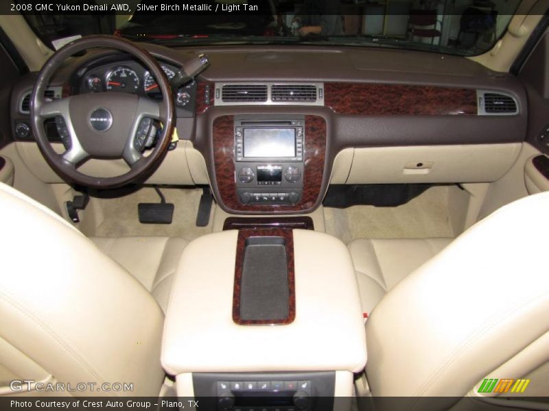 Silver Birch Metallic / Light Tan 2008 GMC Yukon Denali AWD