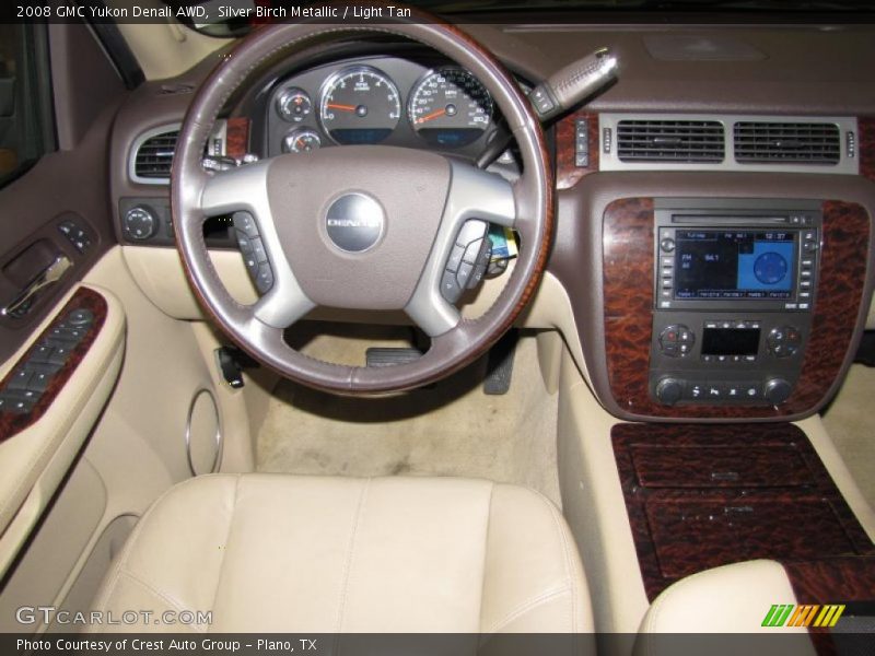 Silver Birch Metallic / Light Tan 2008 GMC Yukon Denali AWD