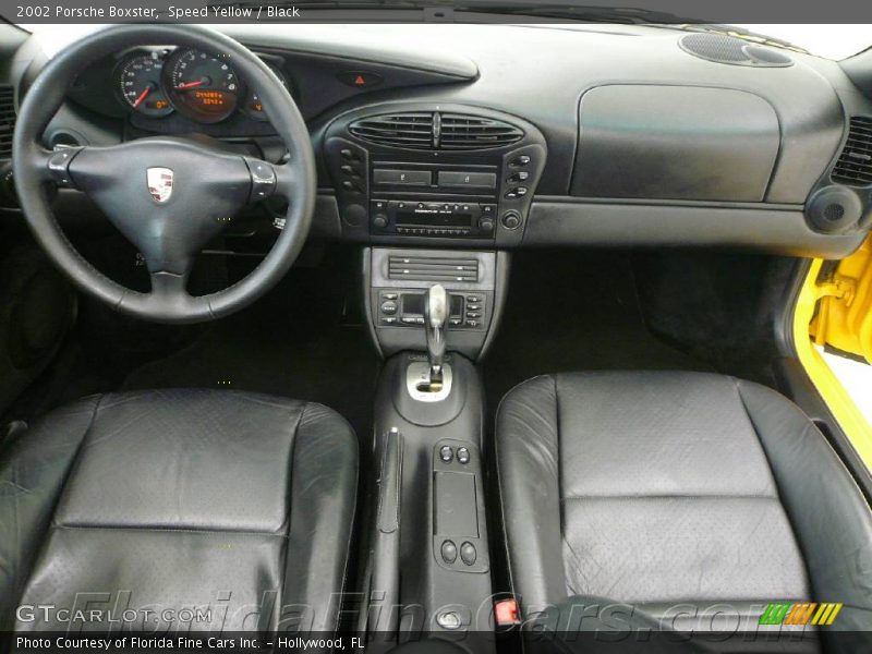 Speed Yellow / Black 2002 Porsche Boxster