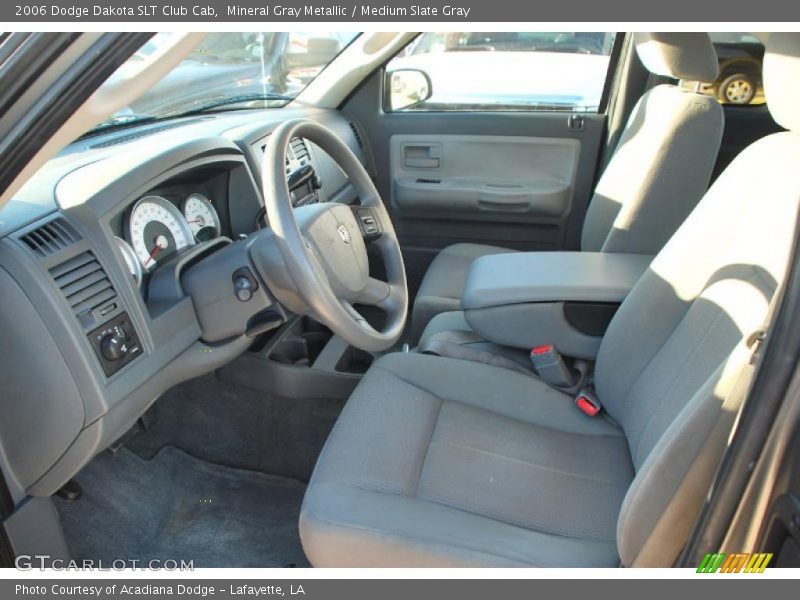 Mineral Gray Metallic / Medium Slate Gray 2006 Dodge Dakota SLT Club Cab
