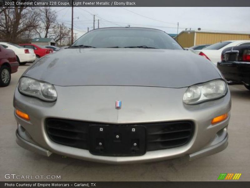 Light Pewter Metallic / Ebony Black 2002 Chevrolet Camaro Z28 Coupe