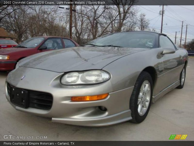Light Pewter Metallic / Ebony Black 2002 Chevrolet Camaro Z28 Coupe