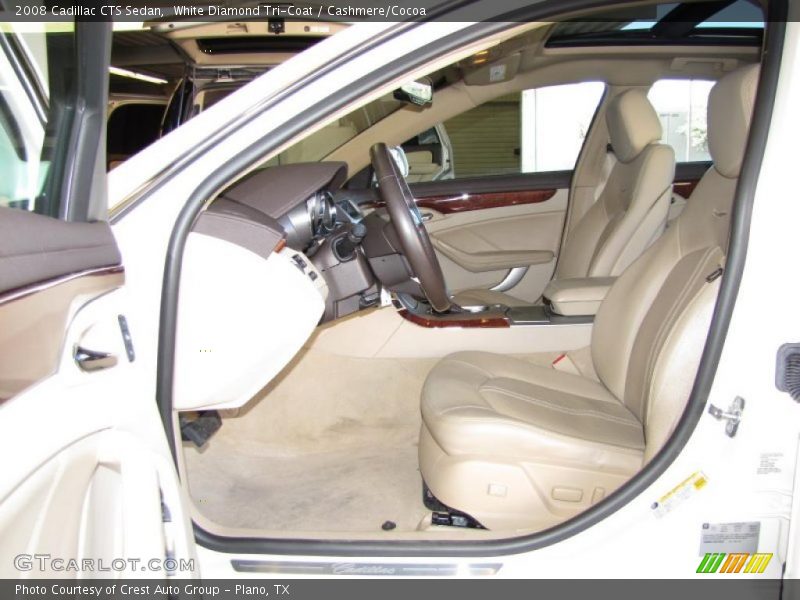 White Diamond Tri-Coat / Cashmere/Cocoa 2008 Cadillac CTS Sedan