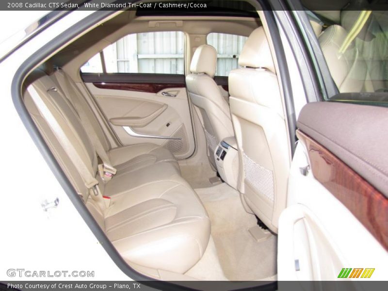 White Diamond Tri-Coat / Cashmere/Cocoa 2008 Cadillac CTS Sedan