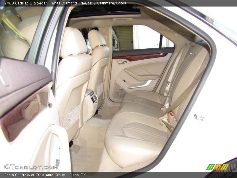 White Diamond Tri-Coat / Cashmere/Cocoa 2008 Cadillac CTS Sedan