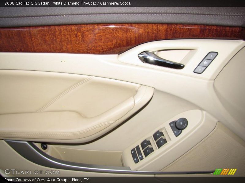 White Diamond Tri-Coat / Cashmere/Cocoa 2008 Cadillac CTS Sedan