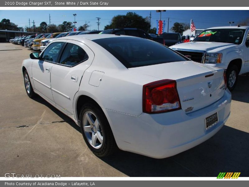Stone White / Dark Slate Gray 2010 Dodge Charger SXT