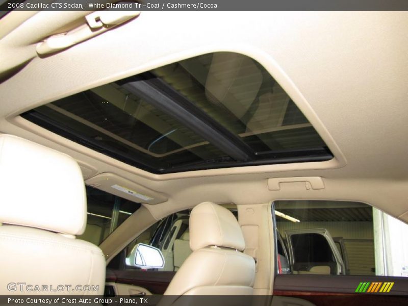 White Diamond Tri-Coat / Cashmere/Cocoa 2008 Cadillac CTS Sedan