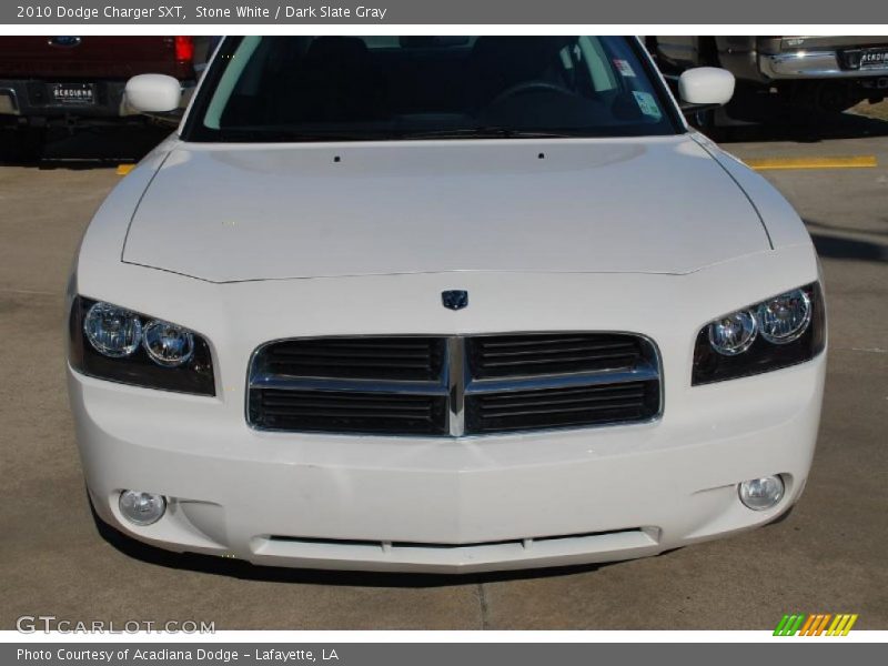 Stone White / Dark Slate Gray 2010 Dodge Charger SXT