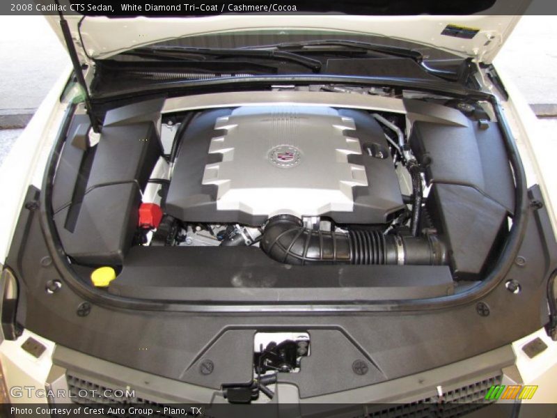 White Diamond Tri-Coat / Cashmere/Cocoa 2008 Cadillac CTS Sedan