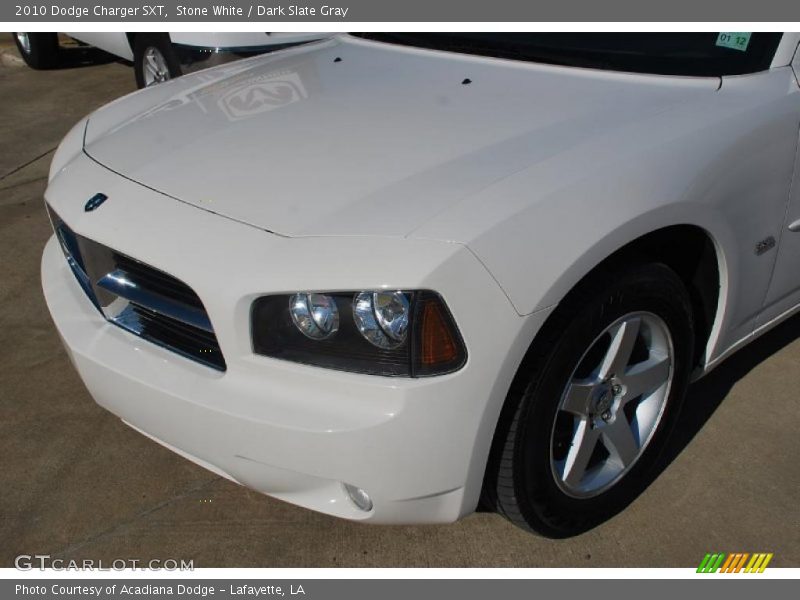 Stone White / Dark Slate Gray 2010 Dodge Charger SXT