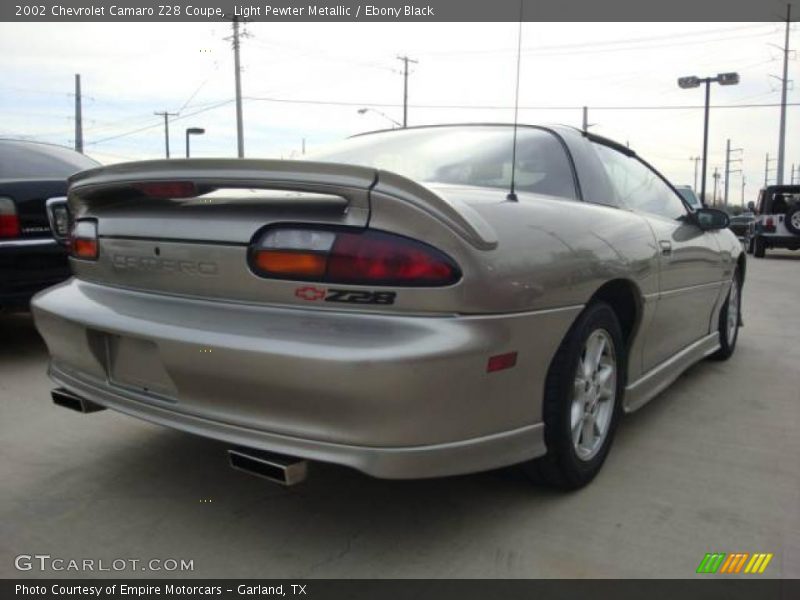 Light Pewter Metallic / Ebony Black 2002 Chevrolet Camaro Z28 Coupe